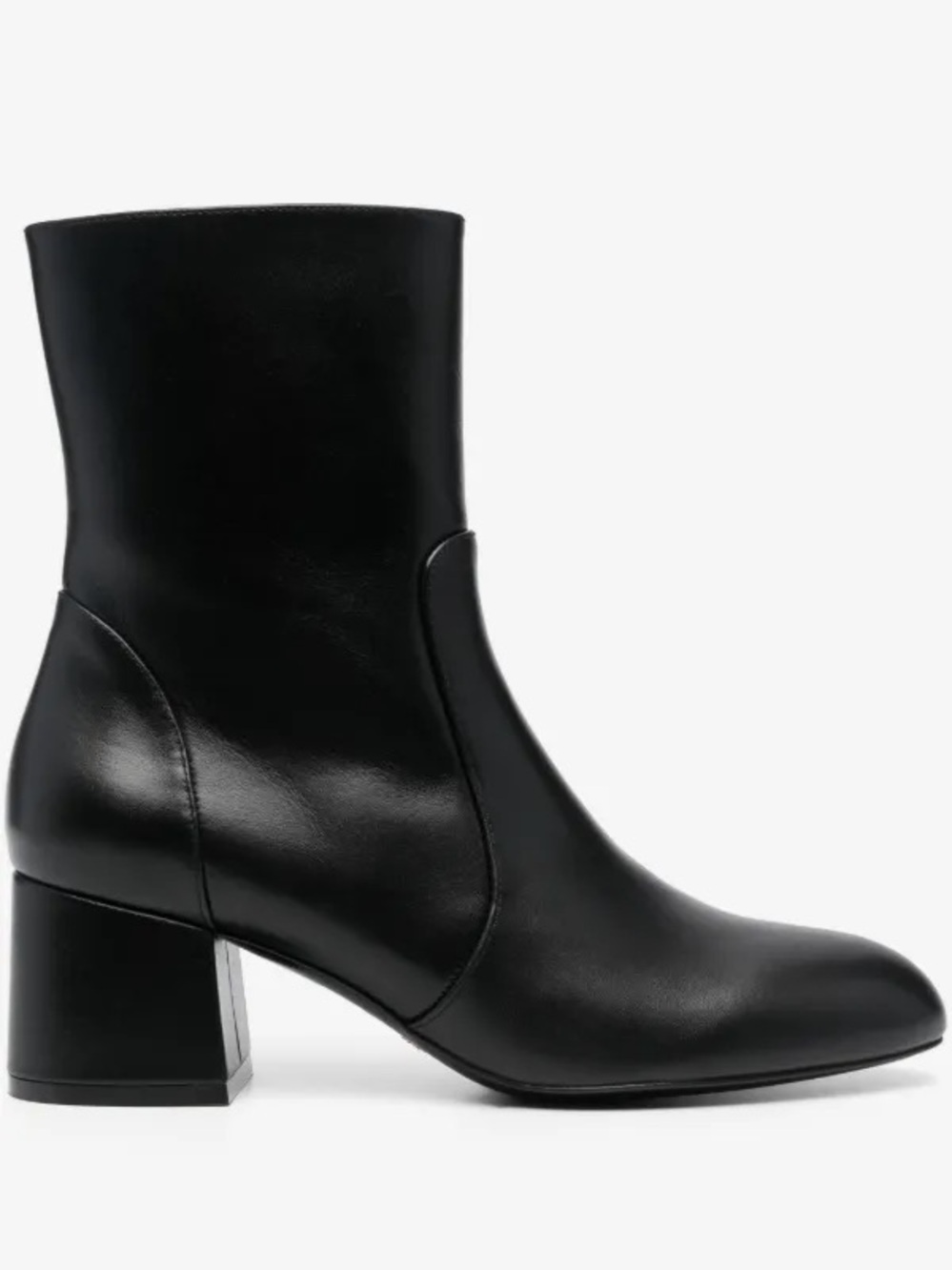 NWOT Stuart Weitzman Flareblock 60mm black leather ankle boots